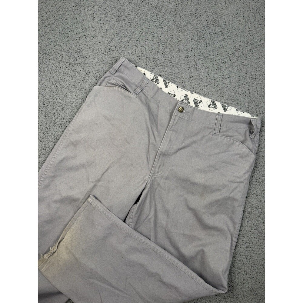 Vintage Ben Davis Pants Mens 40 Gray Skateboarding Gorilla Cut Baggy Work USA